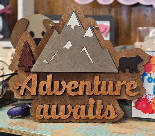 Kids Adventure Awaits Door Hanger