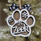 Personalized Paw Ornament