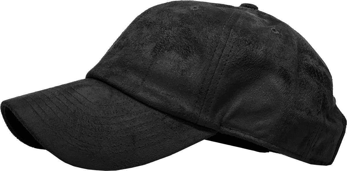 KBETHOS - SUEDE BASEBALL CAP: LBR