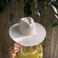 Classic Wide Brim Suede Premium Hat: CARAMEL / ONE SIZE
