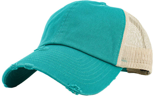 KBETHOS - Vintage Mesh Baseball Cap: TUQ-STN