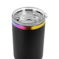 Makerflo 40 oz Rainbow Plated Powder Coated Tumbler: Black / Singles