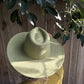 Classic Wide Brim Suede Premium Hat: OLIVE / ONE SIZE