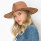 Fashion Classic Wide Brim Suede Premium  Hat: Grey