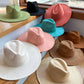 Classic Wide Brim Suede Premium Hat: Blue / ONE SIZE