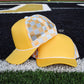 Checkered Mesh Back Cap: Pink/ Light Pink