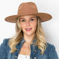 Fashion Classic Wide Brim Suede Premium  Hat: Grey