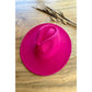 Fashion Classic Wide Brim Premium Felt Hat New: PINK / ONE SIZE