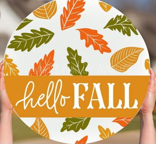 Hello Fall Leaves FA492