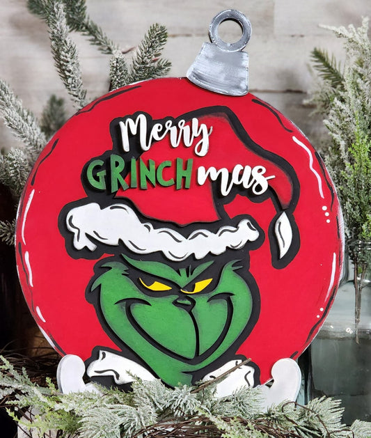 Merry GrinchMas Door Hanger