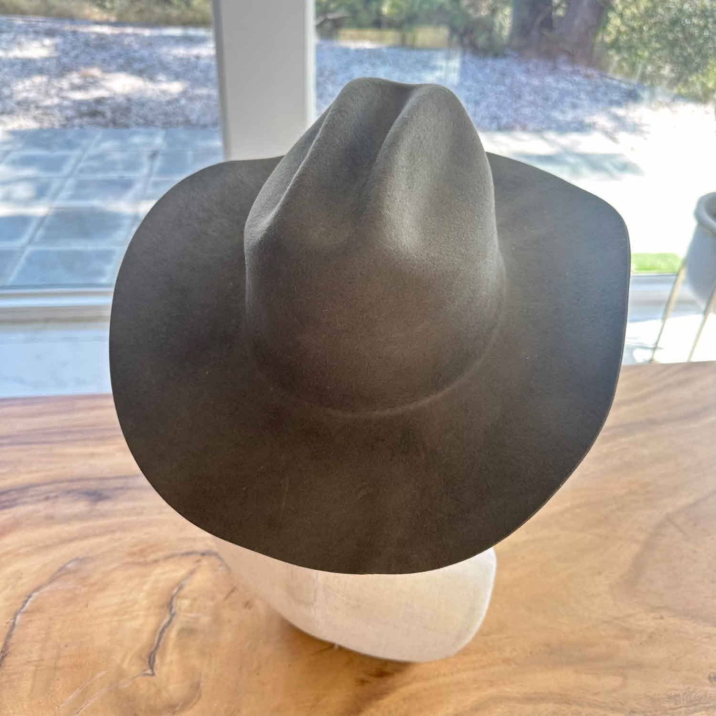 Premium Cattleman Cowboy Hat  made from 100% Australian wool: Black