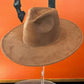 Best seller Fashion Classic Wide Brim Suede Premium  Hat : Grey / ONE SIZE