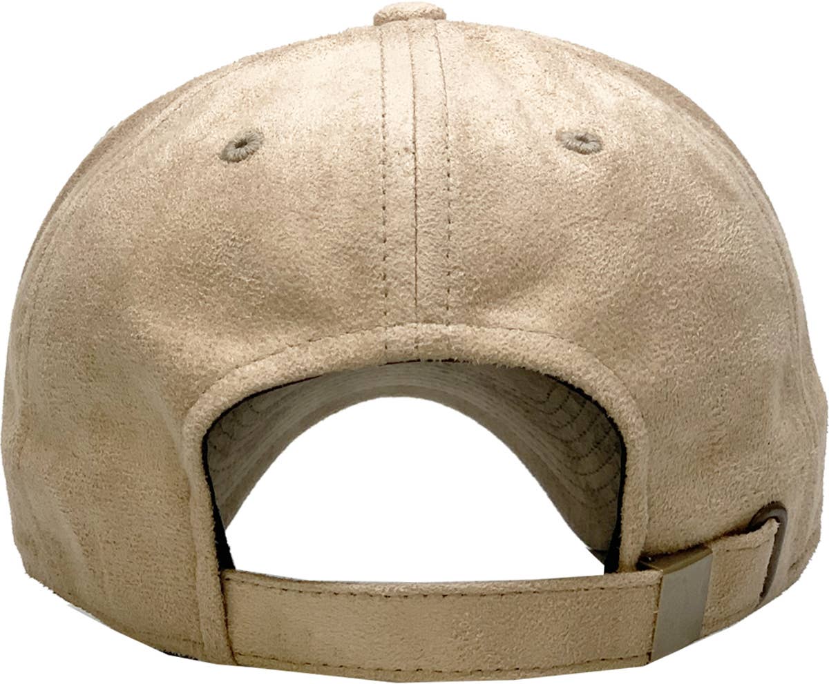 KBETHOS - SUEDE BASEBALL CAP: LBR