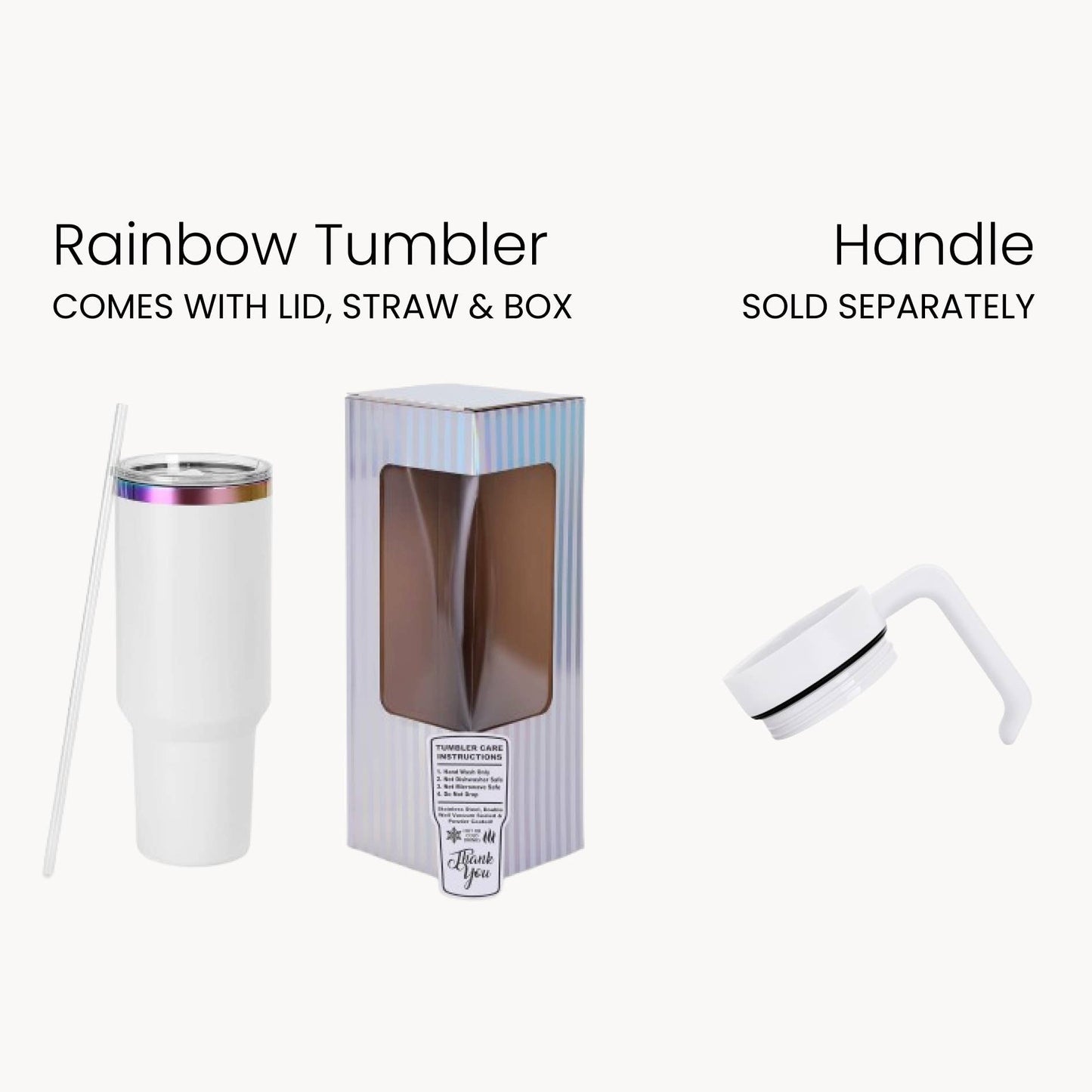 Makerflo 40 oz Rainbow Plated Powder Coated Tumbler: Black / Singles