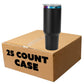Makerflo 40 oz Rainbow Plated Powder Coated Tumbler: Black / Singles