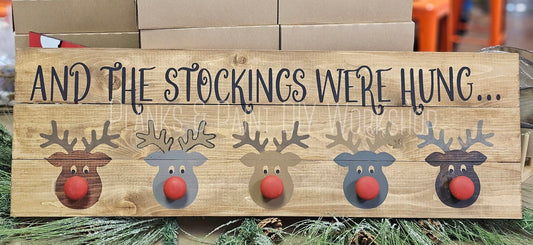 Reindeer Stocking Hanger