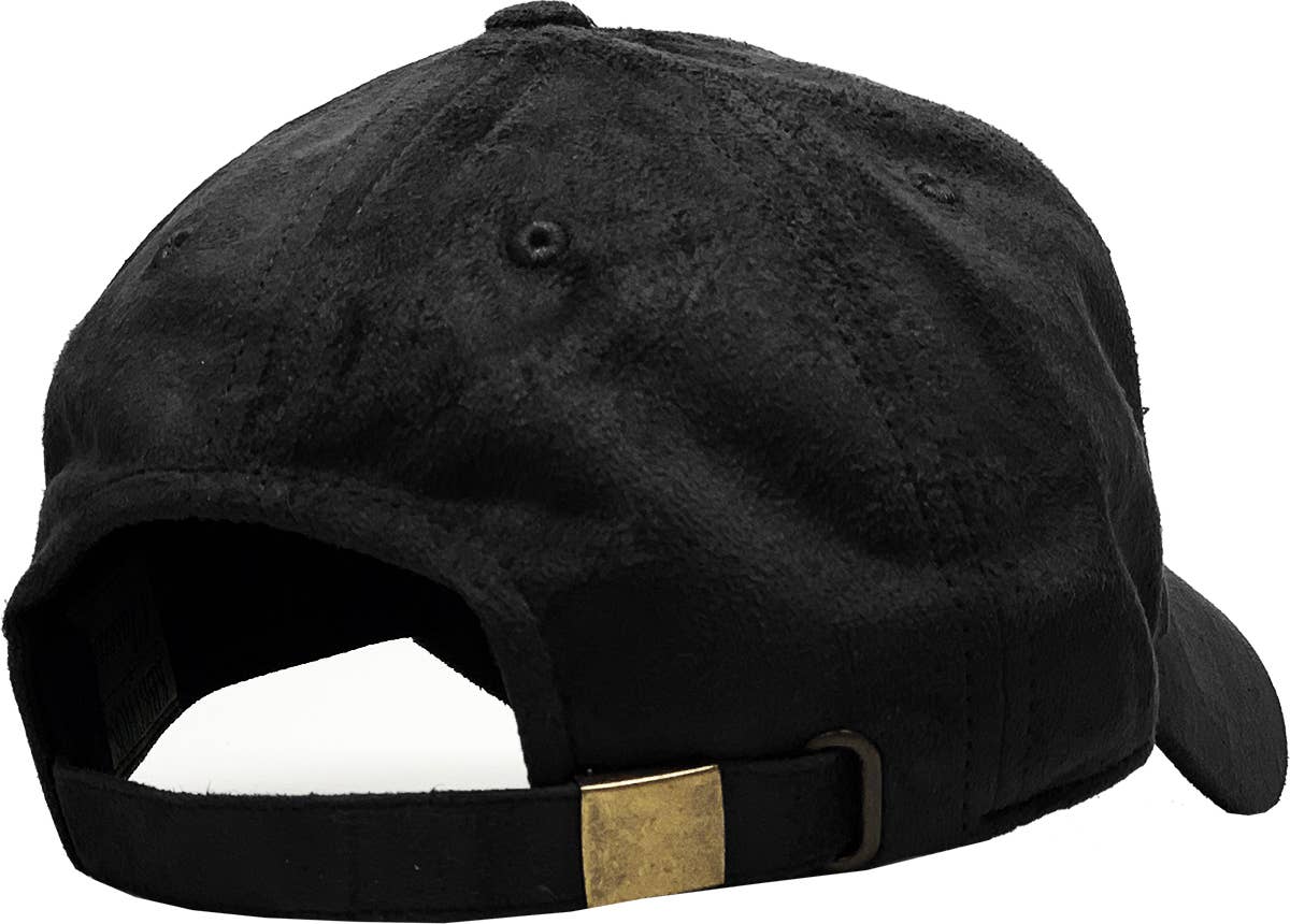 KBETHOS - SUEDE BASEBALL CAP: LBR