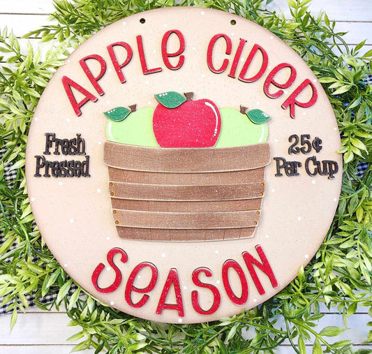 Apple Cider Season Door Hanger