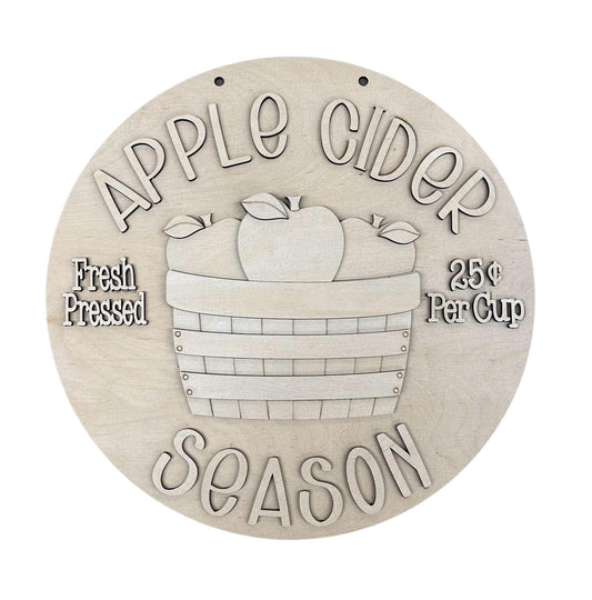 Apple Cider Season Door Hanger