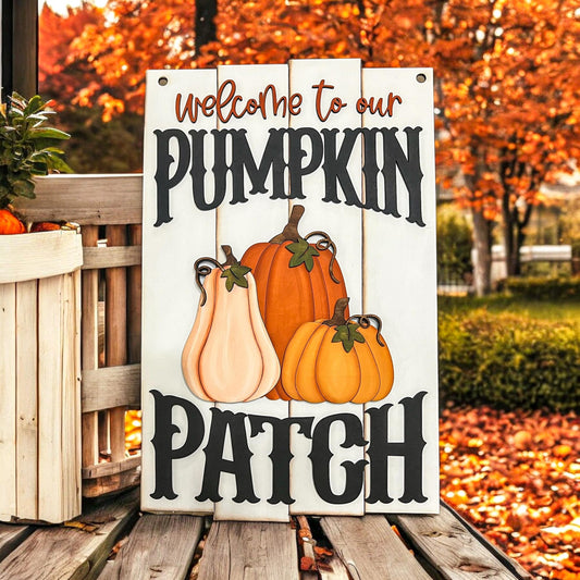 Welcome to our Pumpkin Patch Door Hanger FA24102