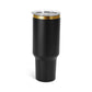 Makerflo 40 oz Gold Electroplated Powder Coated Tumbler: Black / Singles