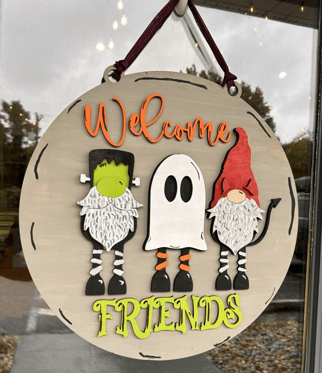 Welcome Friends (Halloween) Door Hanger