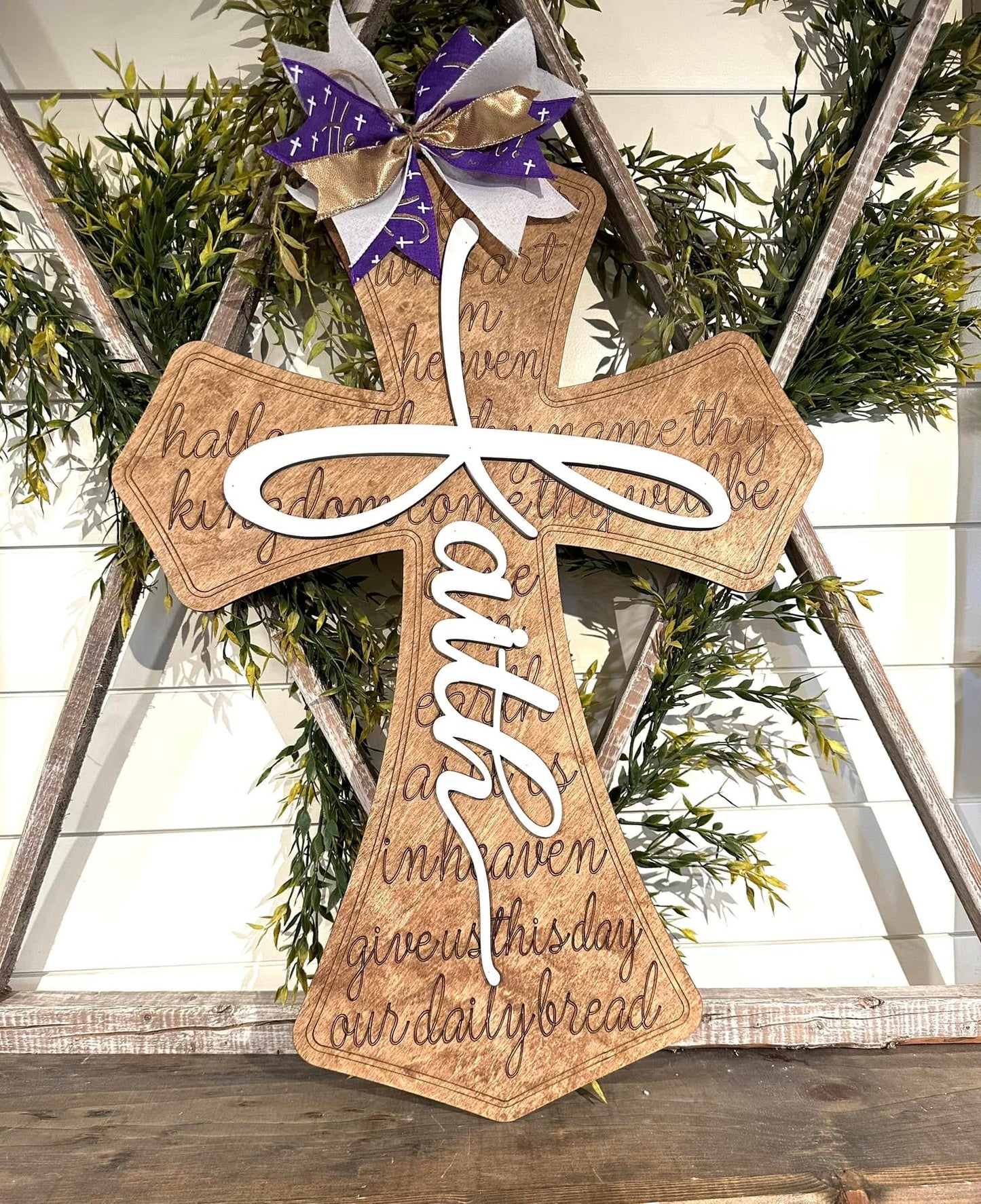 Faith Cross Door Hanger