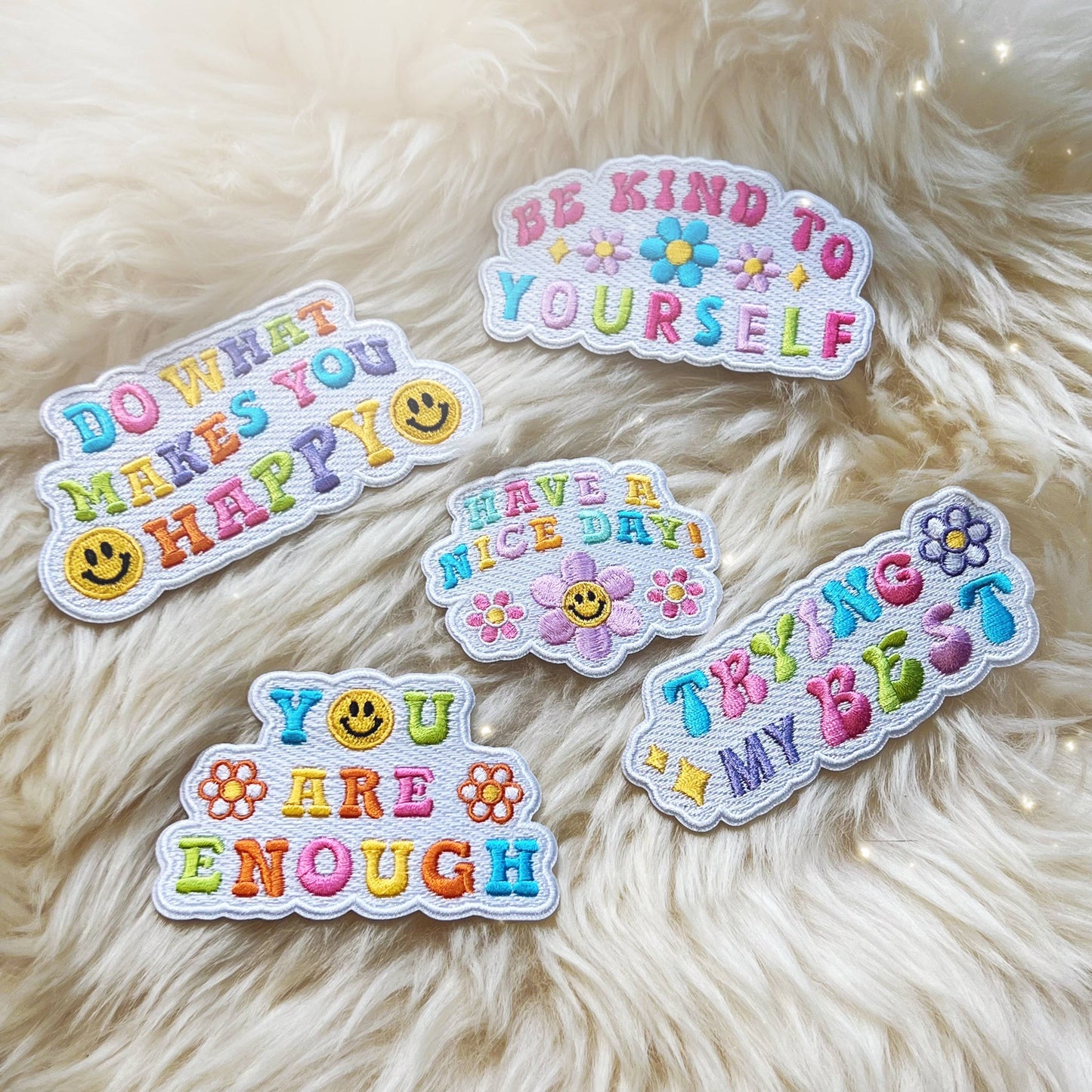 Wildflower + Co. - Positivity Quote Patches: Be Kind to Yourself