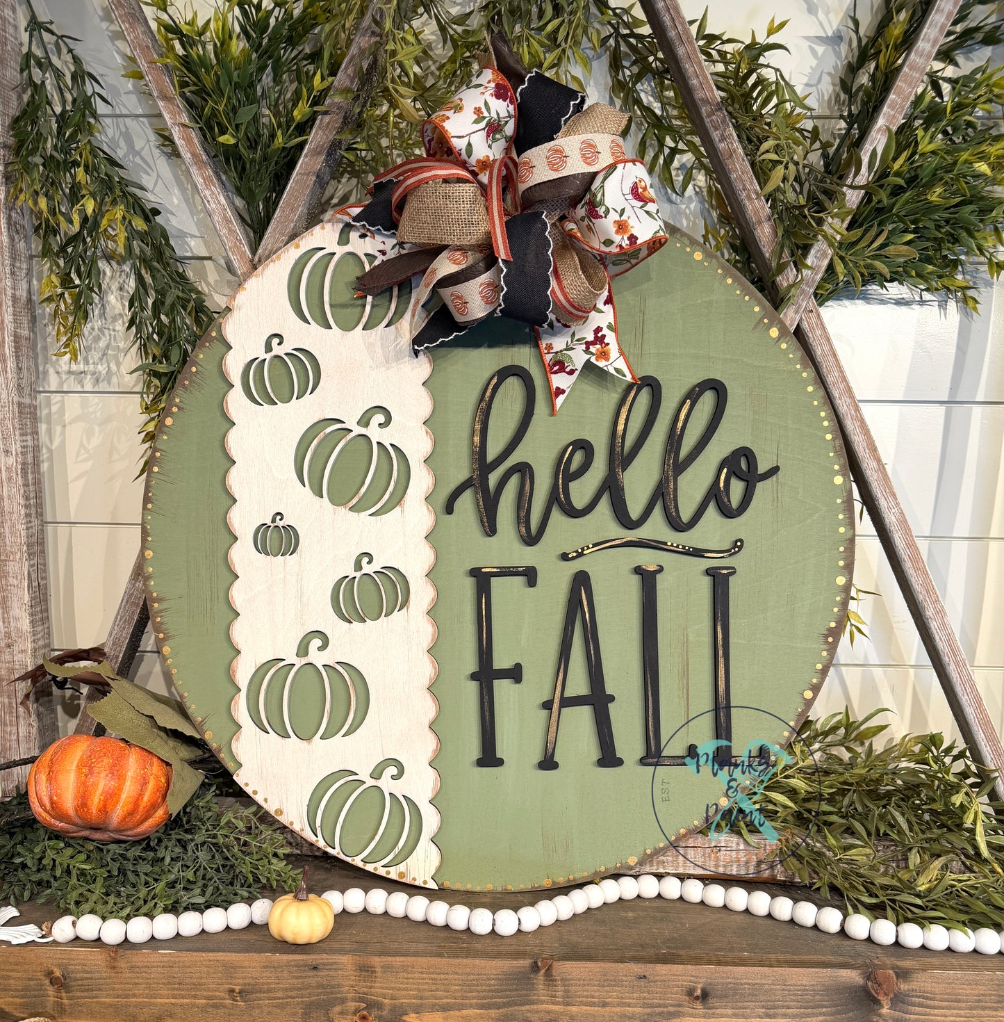 Hello Fall Door Hanger