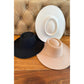 Bestsellers Structured hat with a wide brim in faux felt Fas: RUST / ONE SIZE