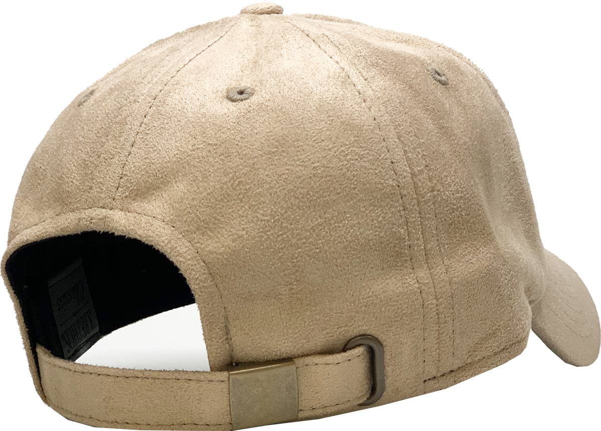 KBETHOS - SUEDE BASEBALL CAP: LBR