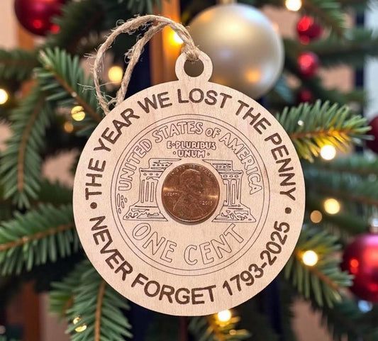 The Year We Lost the Penny Ornament