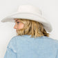 Vegan Suede Cowboy Hat: CARAMEL / ONE SIZE
