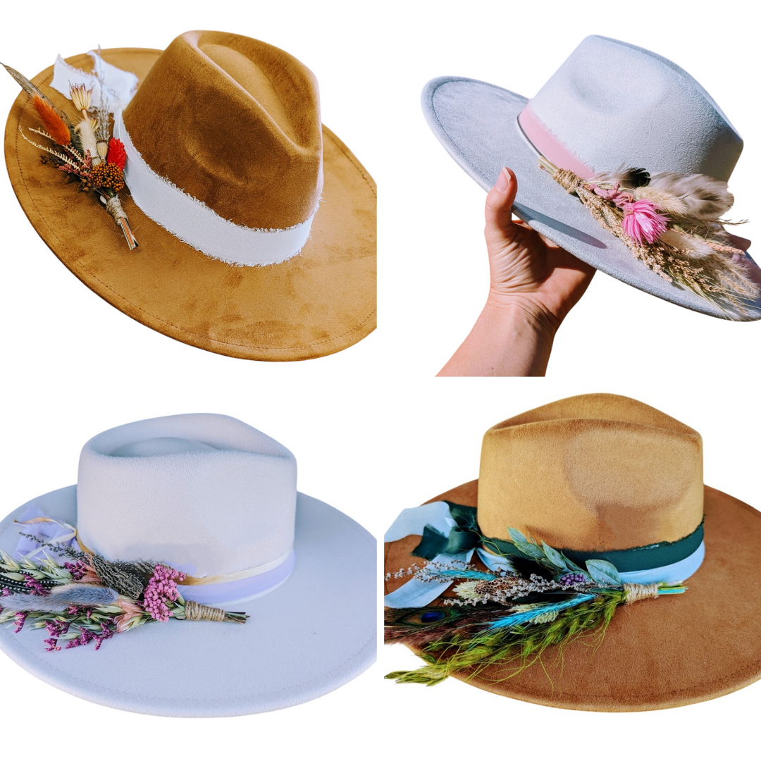 Florals and Feathers Hat pins assortment