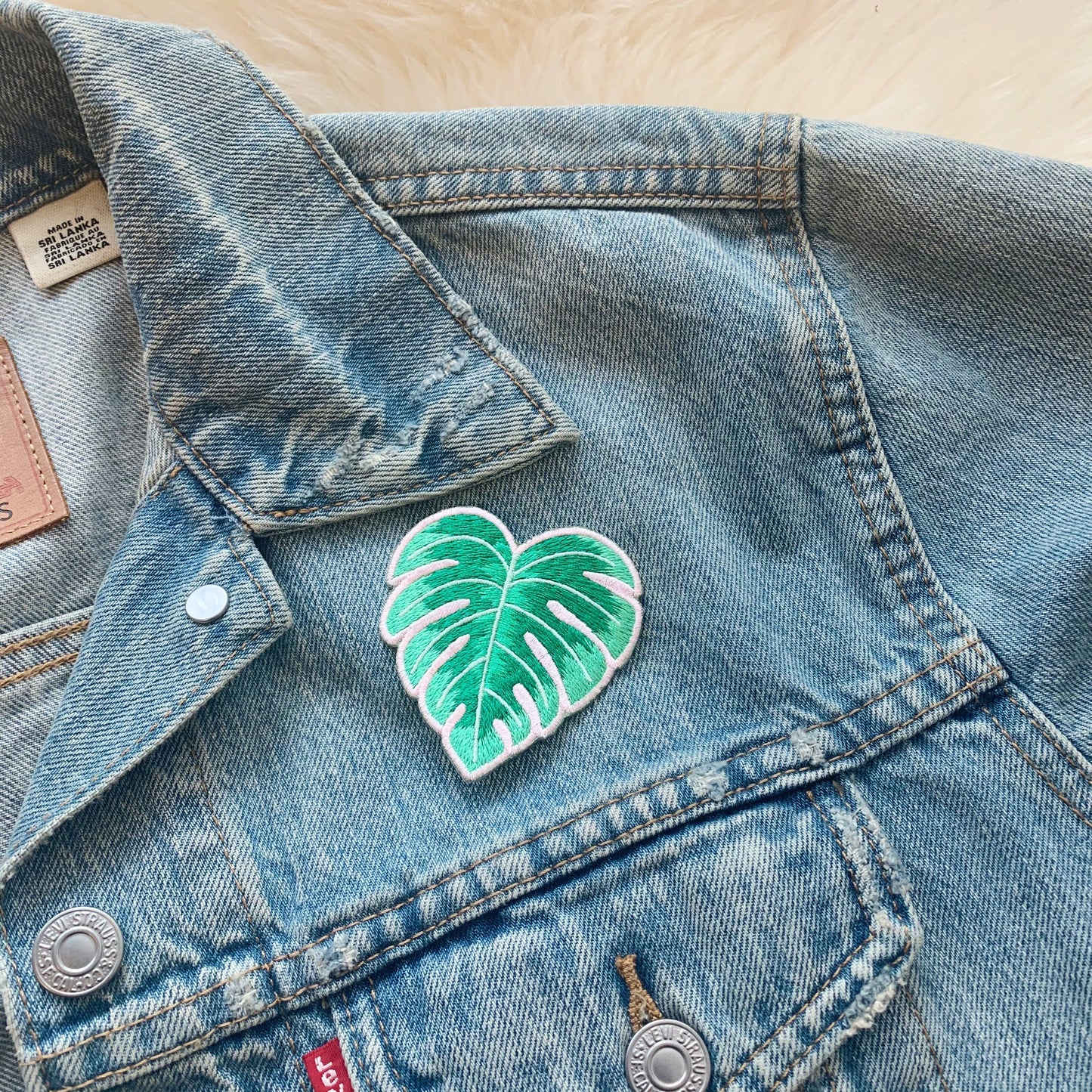 Wildflower + Co. - Waves Collection - Monstera Leaf Patch