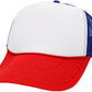 KBETHOS - Classic Foam Front Trucker Hat: Red-White-Royal