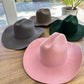 Premium Cattleman Cowboy Hat  made from 100% Australian wool: Camel