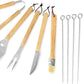 MakerFlo BBQ Grill Set -11 Piece Ideal for Laser Engraving: Pack of 1