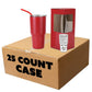 Makerflo 30 oz Powder Coated Tumbler, Handle Sold Separately: Pink / Singles