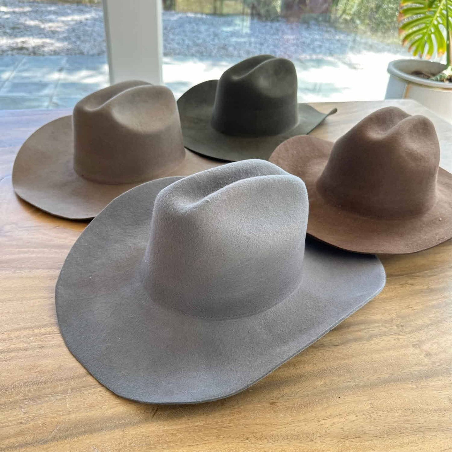 Premium Cattleman Cowboy Hat  made from 100% Australian wool: Camel