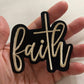 Faith Iron-On PATCH: Single Patch