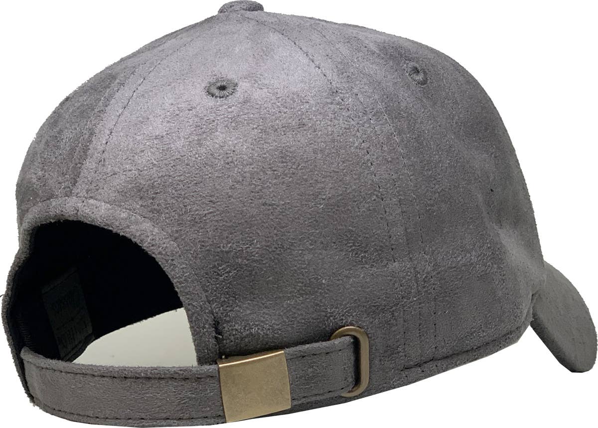 KBETHOS - SUEDE BASEBALL CAP: LBR