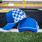 Checkered Mesh Back Cap: Pink/ Light Pink