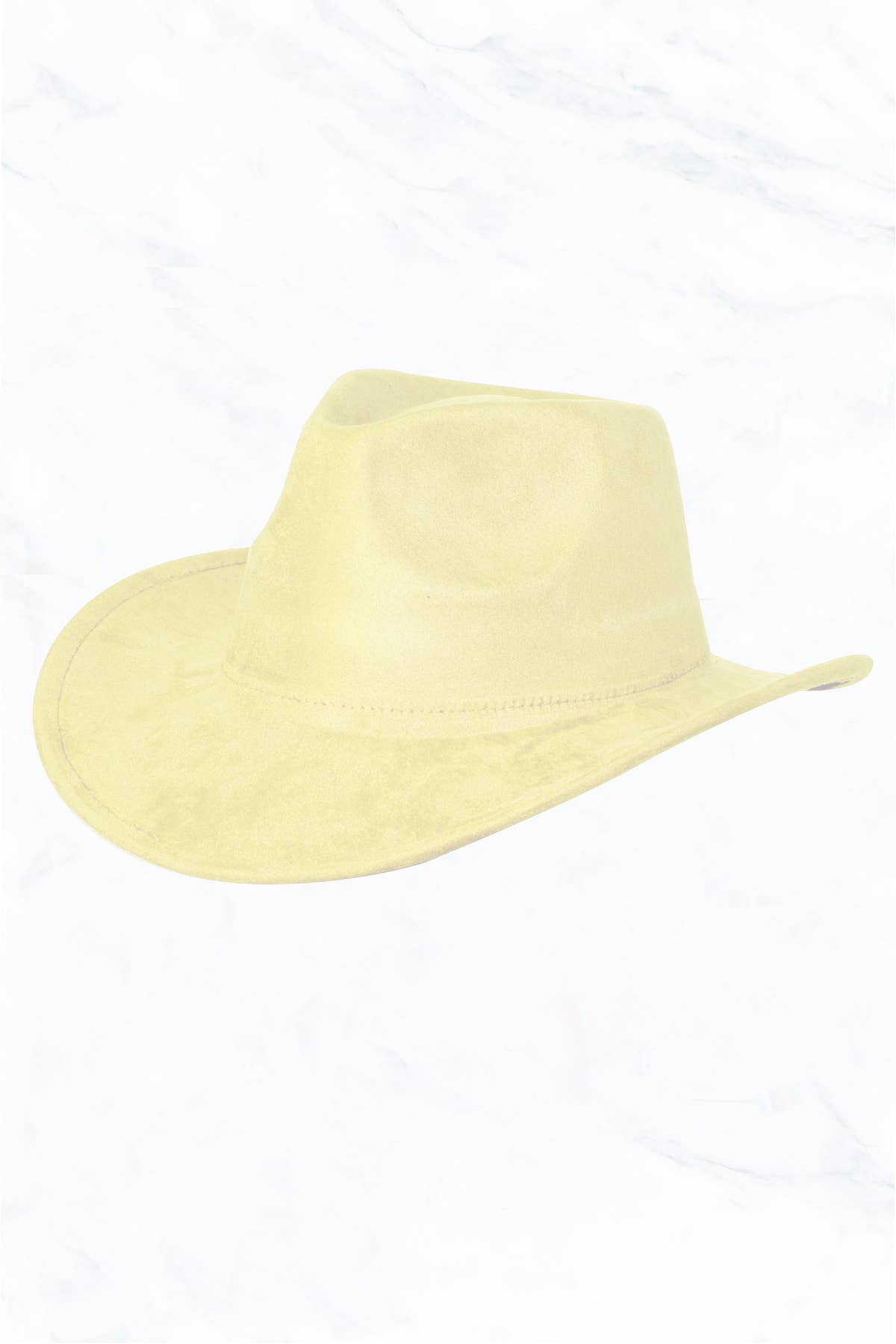 Suzie Q USA - Suede Regular Cowboy Fedora Hat: Black