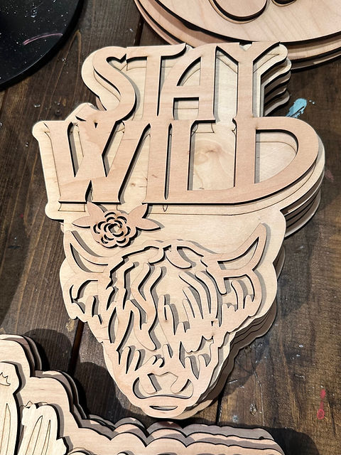 Stay Wild Youth Door Hanger (UNFINISHED)