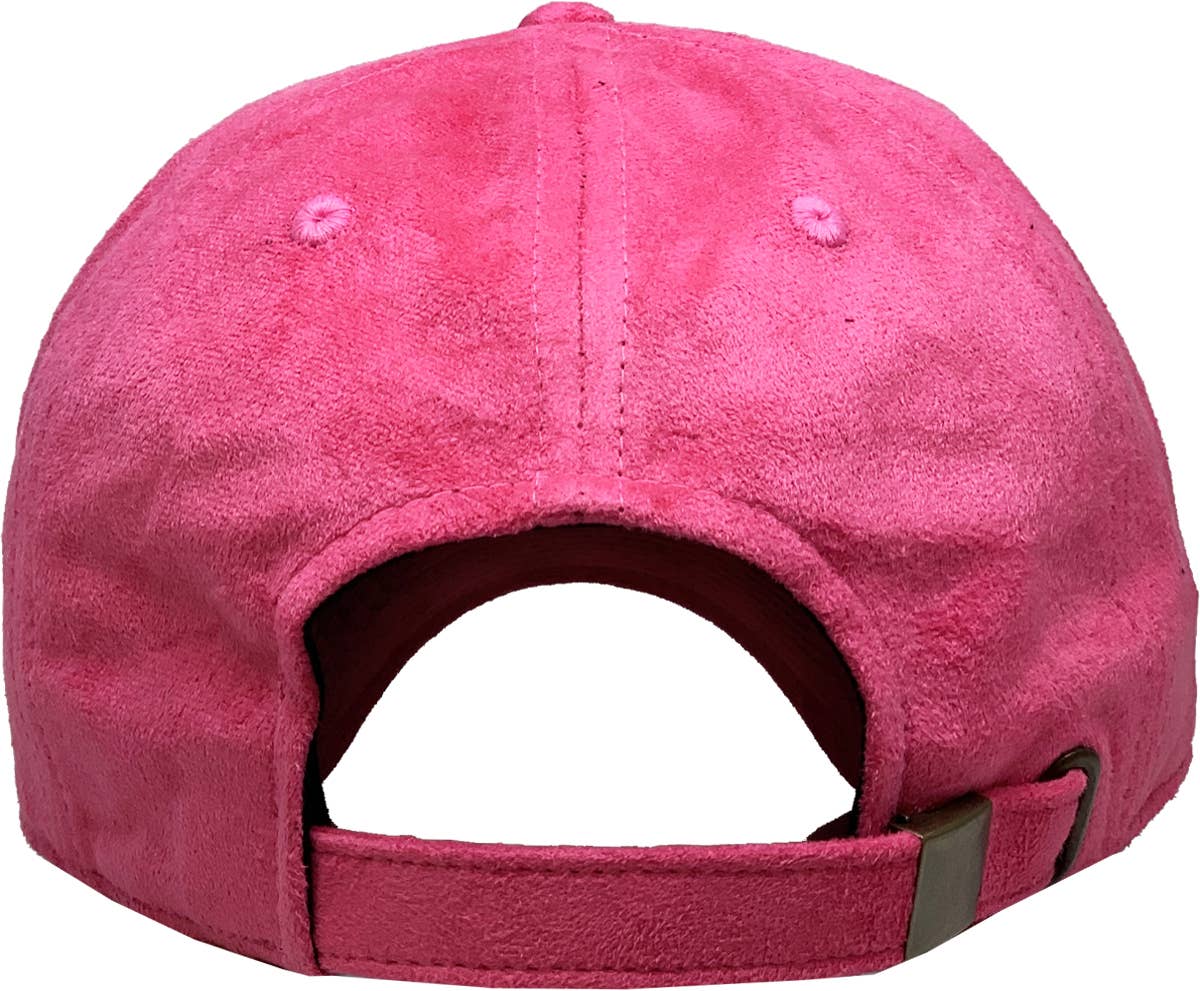 KBETHOS - SUEDE BASEBALL CAP: LBR