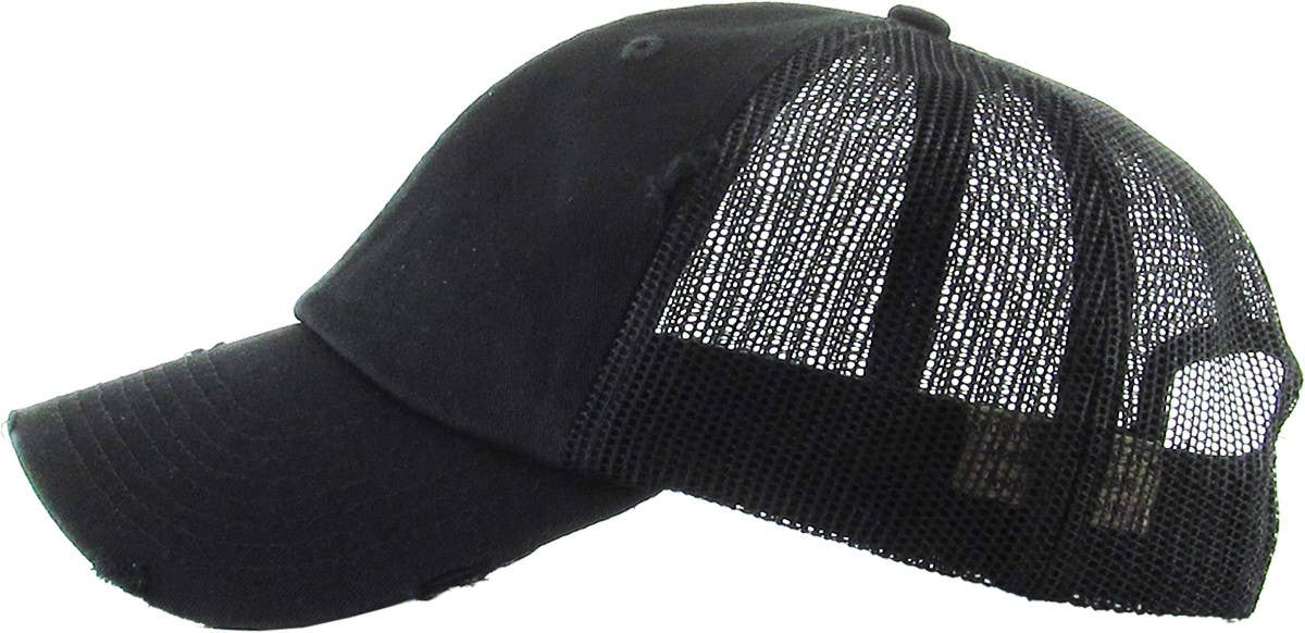 KBETHOS - Vintage Mesh Baseball Cap: H.pink