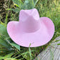 Best seller!!  Fashion Vegan suede cowboy hat : CAMEL / ONE SIZE