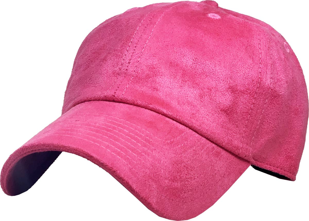 KBETHOS - SUEDE BASEBALL CAP: LBR