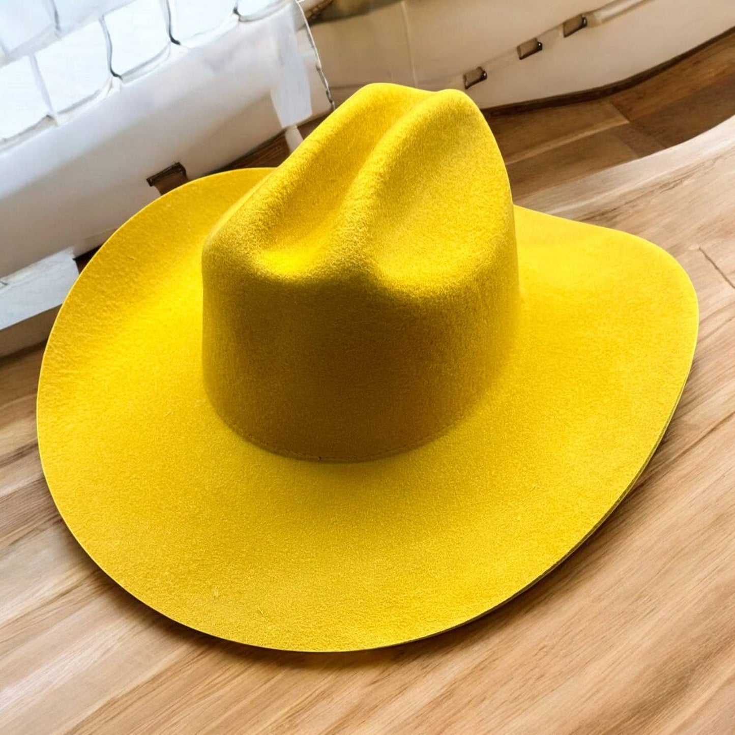 Premium Cattleman Cowboy Hat  made from 100% Australian wool: Camel